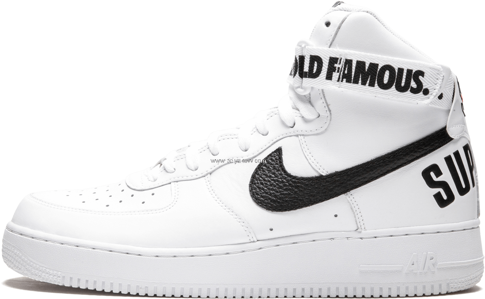 In Shape Nike Air Force 1 High Supreme Sp Supreme - Nike Air Force 1 High Supreme Sp (2000x1200), Png Download