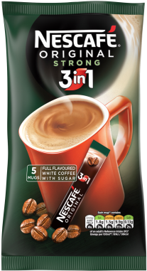 Nescafe Original 3in1 Strong Instant Coffee Sachets - Nestle Instant Coffee Sachets (400x400), Png Download