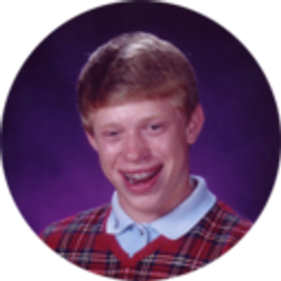 Brian Sin Suerte - Good Luck Brian Memes (400x400), Png Download
