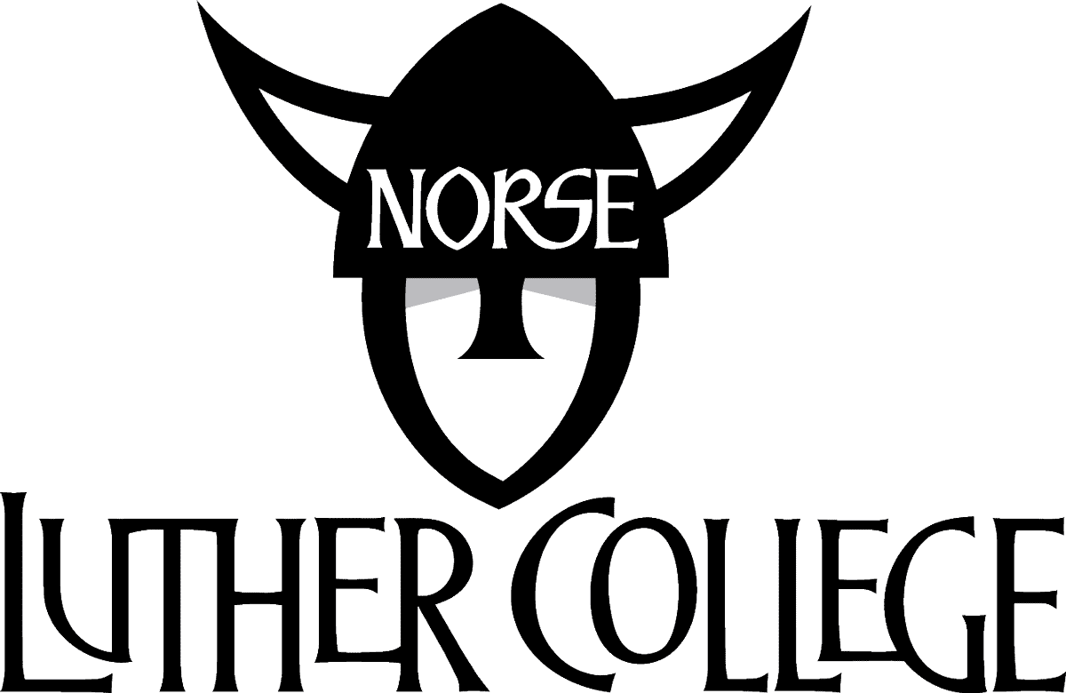 Luther College With Norse Helmet Black Download - Luther College Logo Transparent Background (1200x780), Png Download