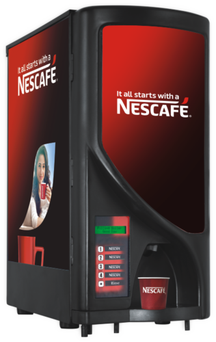 Nescafe Double Option Vending Machines - Nescafe Vending Machine 01 Price (316x500), Png Download