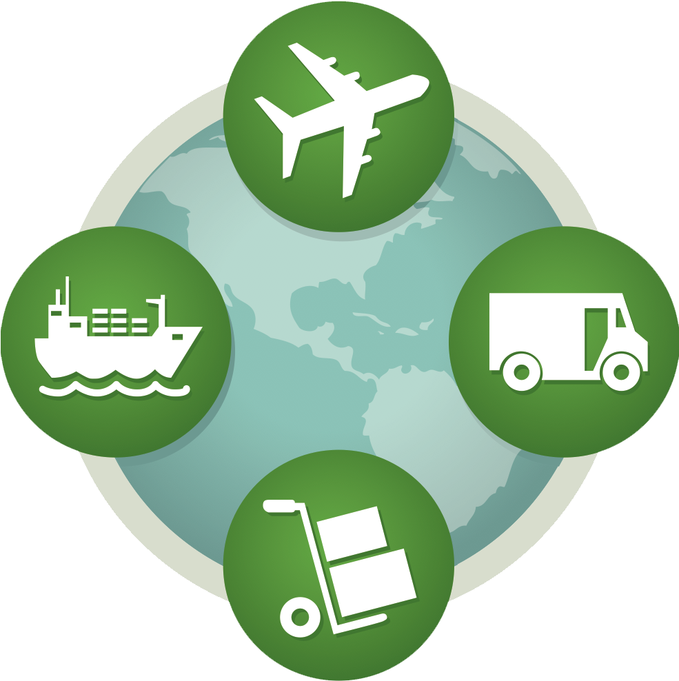 Logisticsicon - Green Logistics Png (984x1061), Png Download