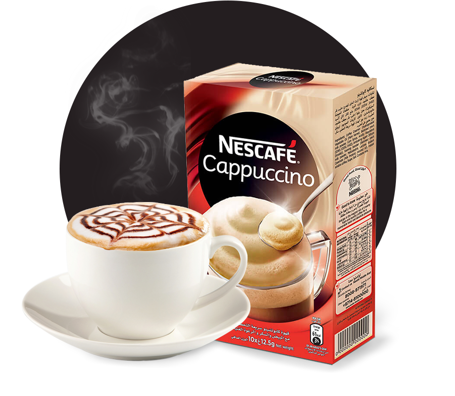 Nescafé® Cappuccino Instant Foaming Mix - Nescafe Cappuccino 140gr (10 Sticks) (900x900), Png Download