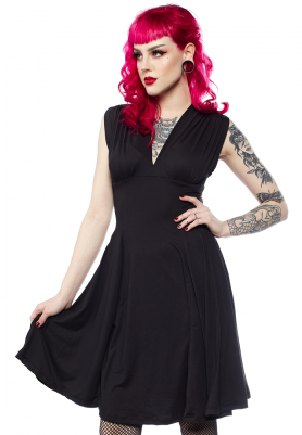 Wax Poetic Raquel Dress Black - Dress (400x400), Png Download