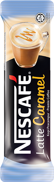 [nescafe™ Malaysia] Latte Caramel - Nescafe (402x810), Png Download
