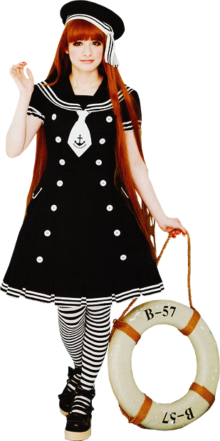 Style Sailorlolita - Sailor (309x620), Png Download