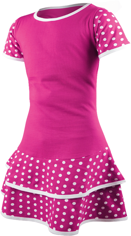 Lolita Dress - Polka Dot (600x818), Png Download