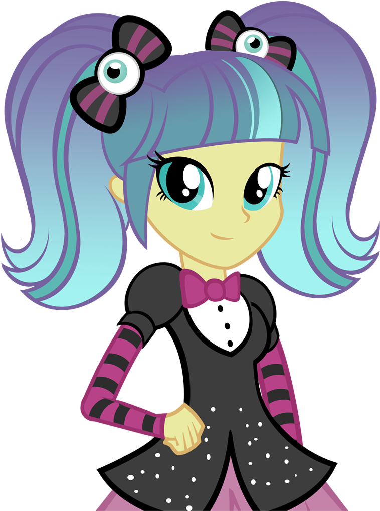 Pixelkitties, Equestria Girls, Gothic Lolita, Lolita - My Little Pony Equestria Girls Pixel Pizzaz (800x1071), Png Download