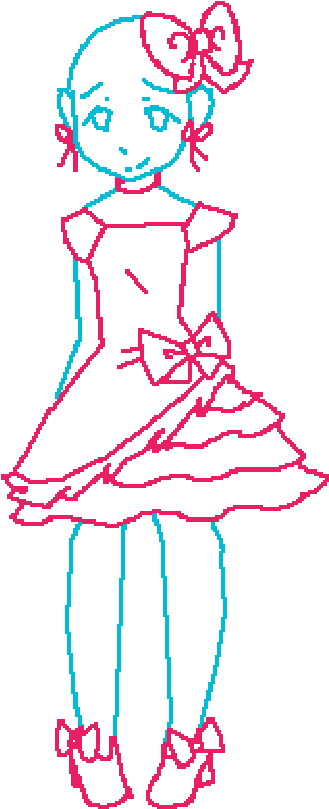 Lolita Dress Base - Illustration (900x1200), Png Download