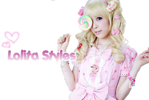 Gothic Lolita - Japan Candy Girl (500x334), Png Download