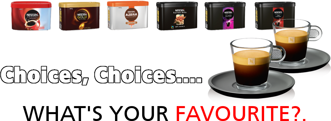 Nescafe Coffee - Nespresso Glass Espresso Cup Set (1200x520), Png Download