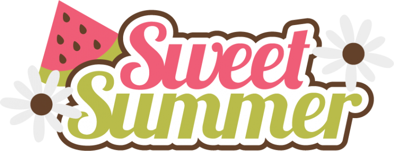 Sweet Clipart Summer - Sweet Summer Clipart (800x308), Png Download