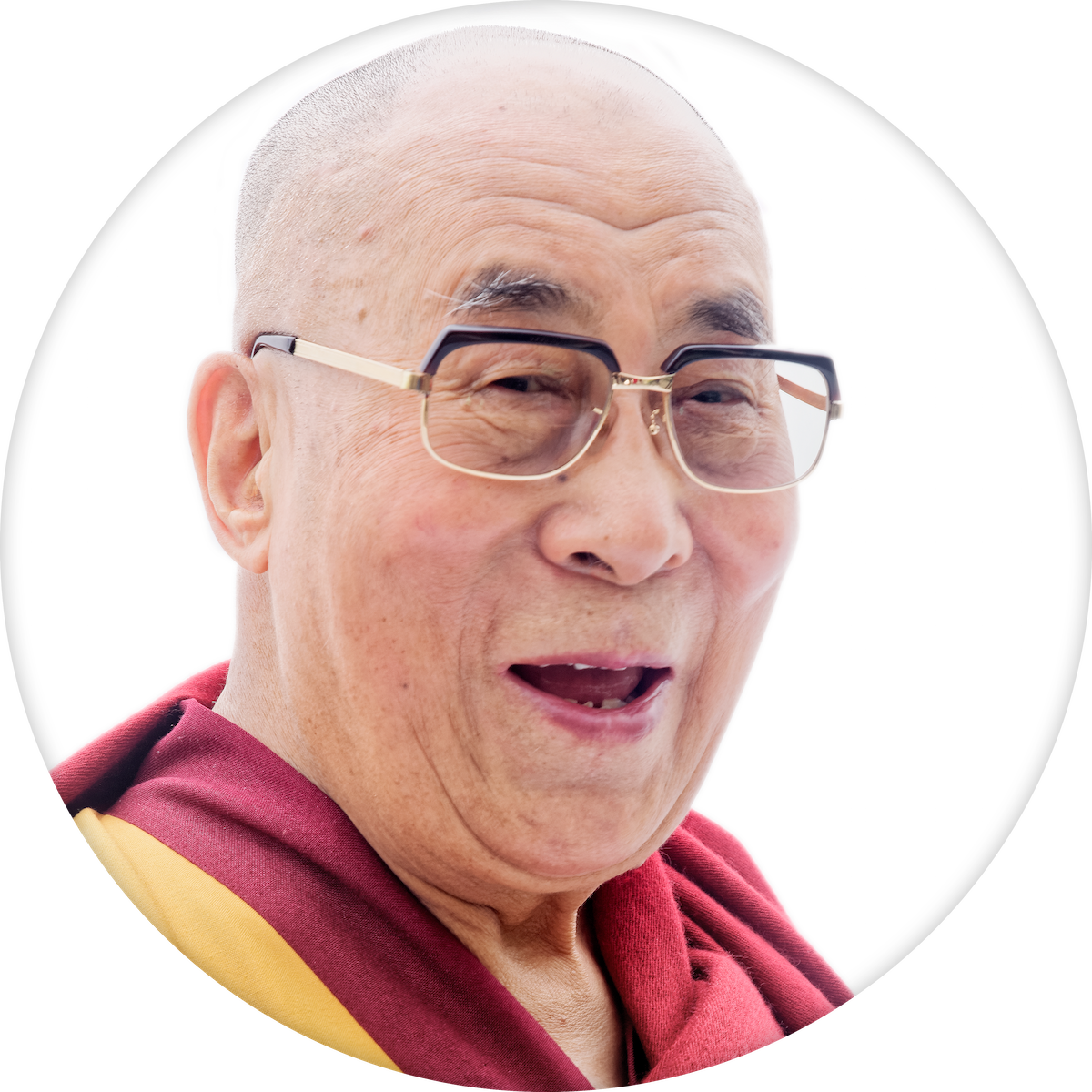 Dalai Lama Png Photo - Dalai Lama Head Transparent (1200x1200), Png Download