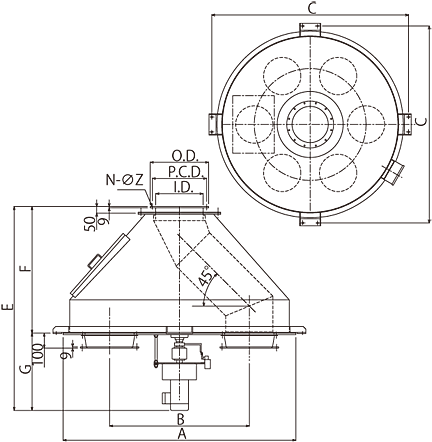 75kw Equipped With Brake And Limit Switches - Information (705x465), Png Download