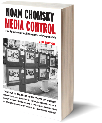 Output-f Feature - Noam Chomsky Media Control (500x590), Png Download