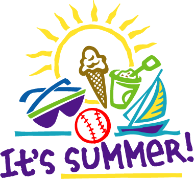 Summer Clipart Outing - Summer Fun (380x350), Png Download