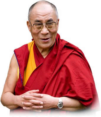 His Holiness The Dalai Lama - Dalai Lama (350x400), Png Download