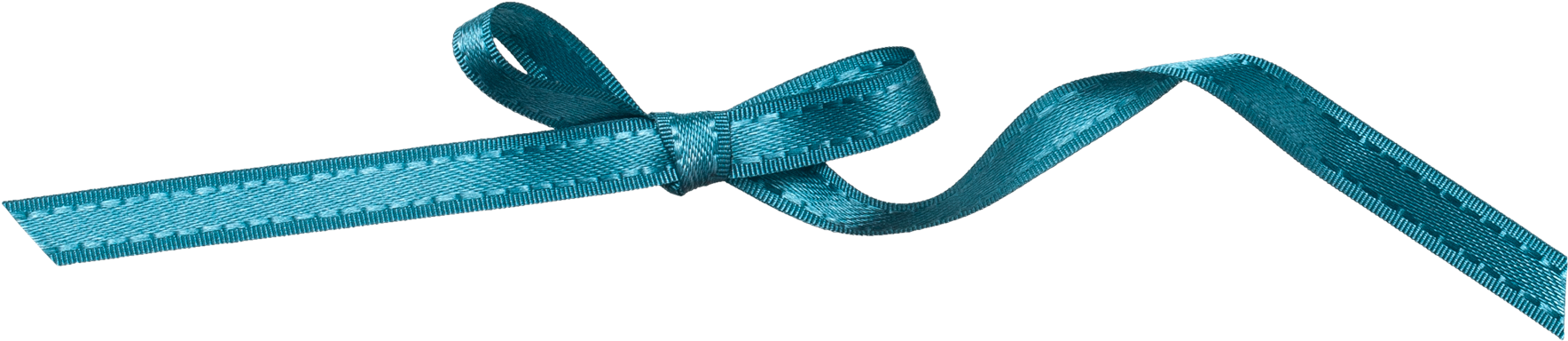 Ribbon Island Indigo - Blue Ribbon For Christening Png (1774x392), Png Download