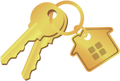 En Llave En Mano Propiedades Nos Dedicamos Íntegramente - House Keys Clipart (450x311), Png Download
