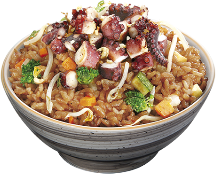 Yakimeshi Con Pulpo Al Ajo - Yakimeshi Pulpo (470x470), Png Download