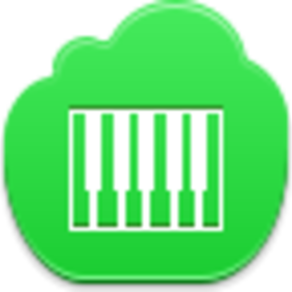 Piano Icon Image Vector Clip Art Online Royalty Free - Piano Green Icon (600x600), Png Download