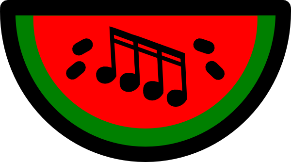 This Free Clipart Png Design Of Watermelon Sixteenth - Watermelon (600x334), Png Download