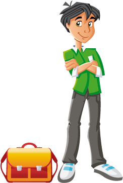 Estudiante - 8 People Cartoon (400x400), Png Download