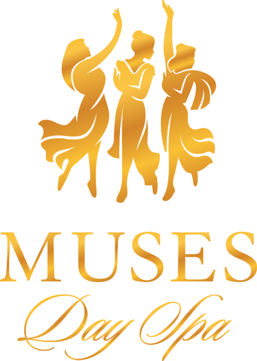 Muses Gold Logo - Muses Day Spa & Wellness Center (500x703), Png Download