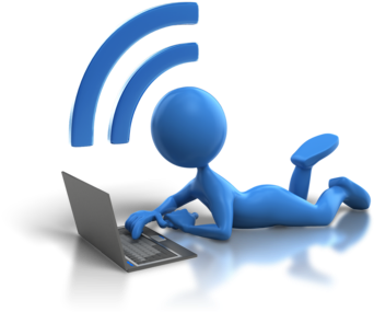 ¿qué Es Ser Un Estudiante En Línea Derecho Unadm - Stick Figure Social Media (400x300), Png Download