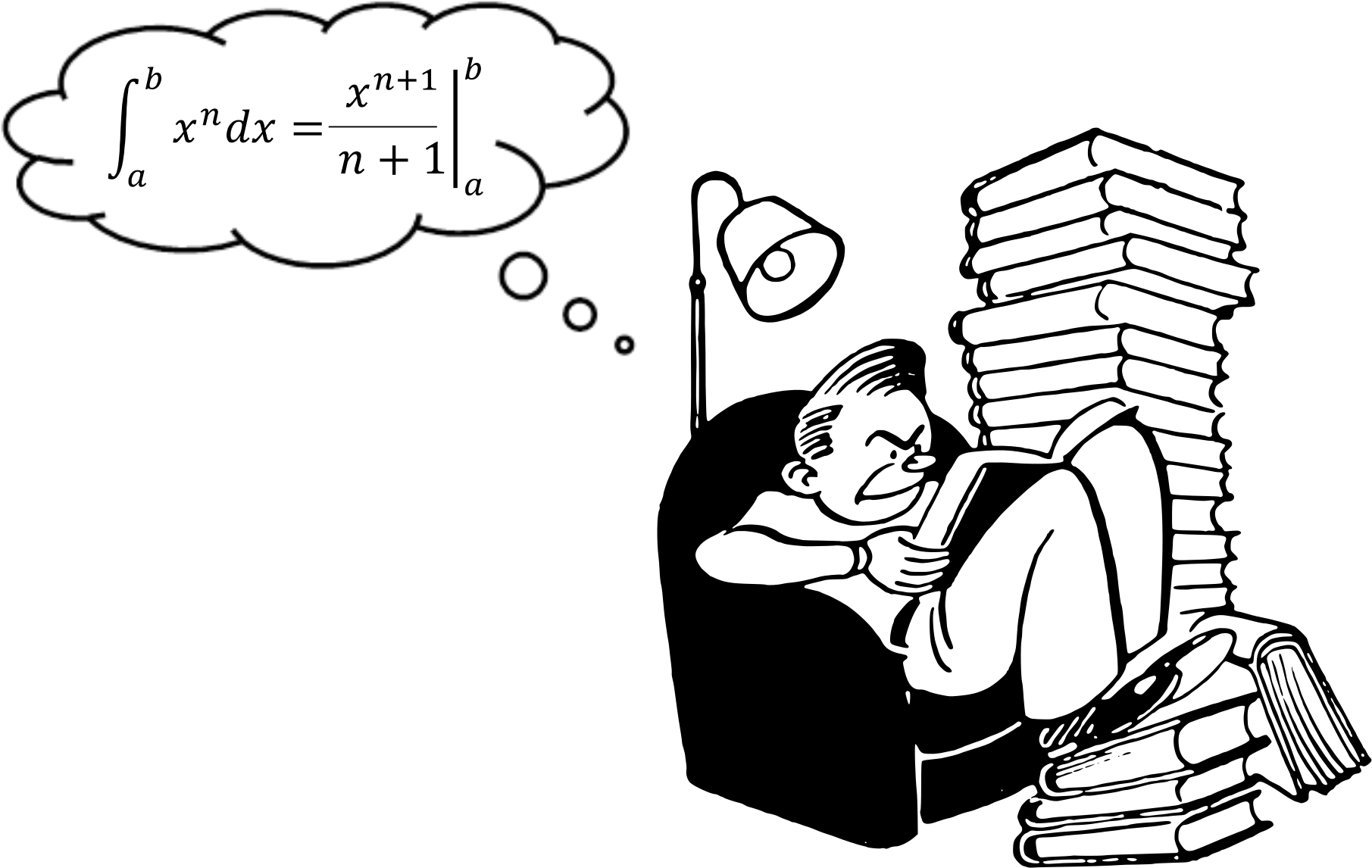 Download Open - Studying Clipart Black And White | Transparent PNG