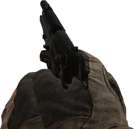 M9 Firing Mw2 - Call Of Duty Modern Warfare 2 M9 (450x433), Png Download