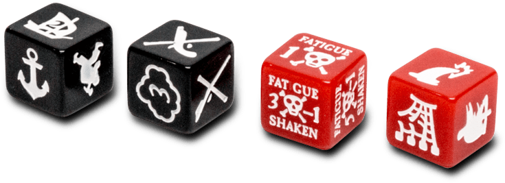 Set Of 24 Marker Dice - Blood & Plunder: Marker Dice Set (800x800), Png Download