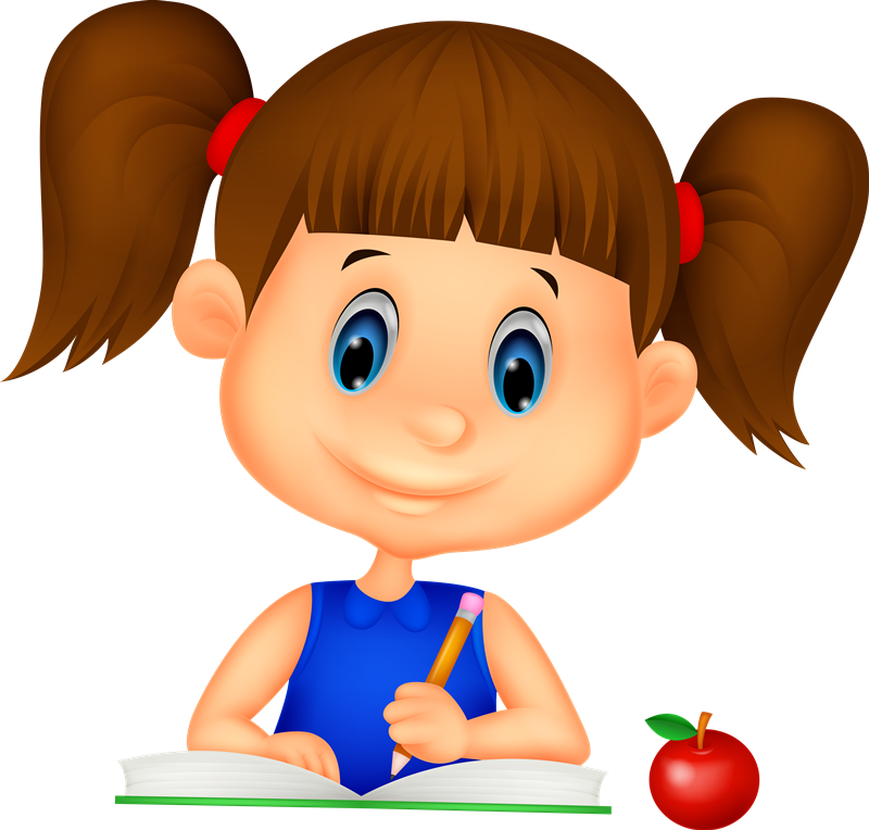 Estudiante Caricatura - Cartoon Images Of Writing (800x764), Png Download