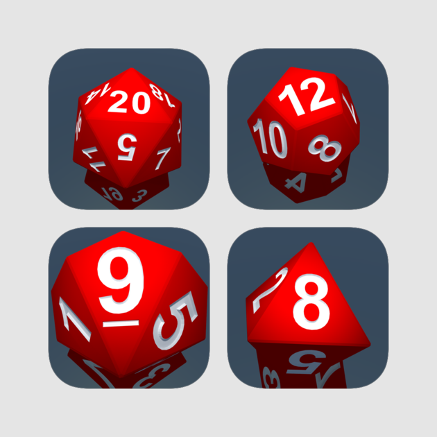 Rpg Dice Bundle For Imessage Contains D4, D6, D8, D10, - Alaska Air Airbus A320 Seat Map (630x630), Png Download