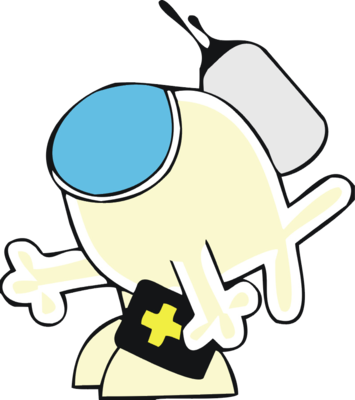 Christian Fish In Astronaut Suit - Foot (355x400), Png Download