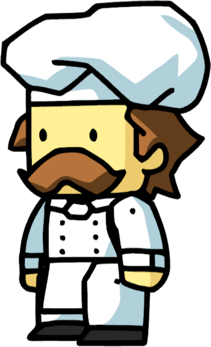 Chef - Scribblenauts Baker (424x698), Png Download