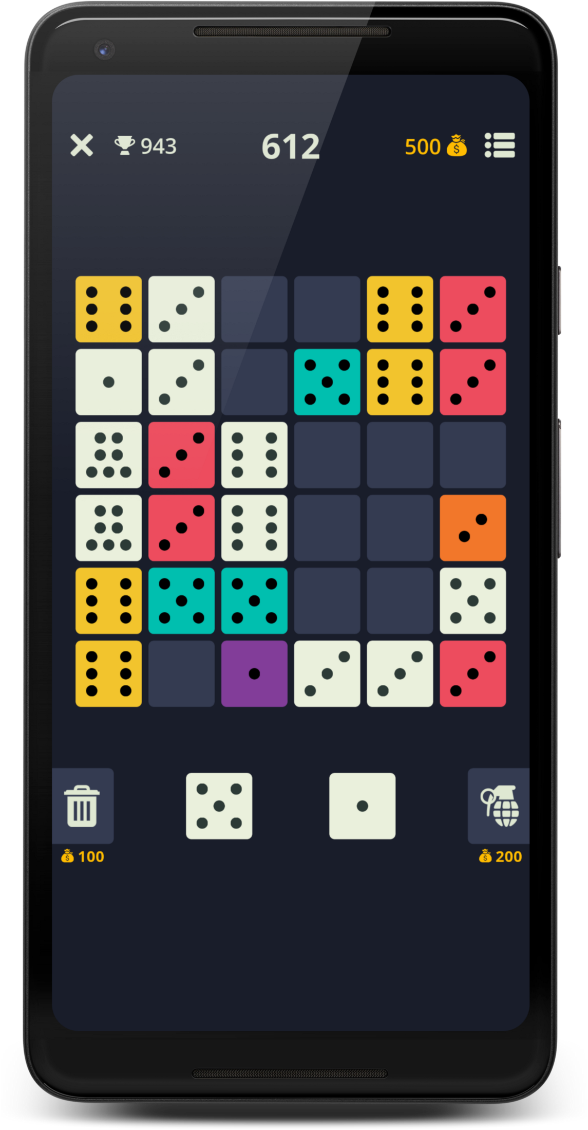 Is To Place Dice Strategically, Merge Them, Have Fun - Number (1200x2232), Png Download