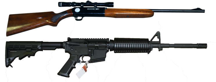 Long Guns - Nato Rifles (742x288), Png Download