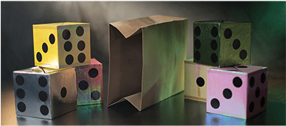 Appearing Dice From Empty Bag By Tora Magic- Trick - Appearing Dice From Empty Bag By Tora Magic (400x400), Png Download