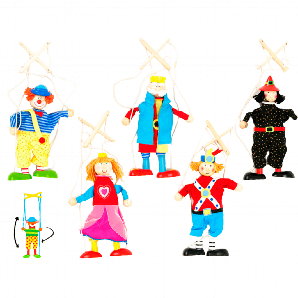 Wooden Marionette * 35 Cm - Marionnette 35cm Jouet En Bois Jeux Enfant Écologique (1024x1024), Png Download