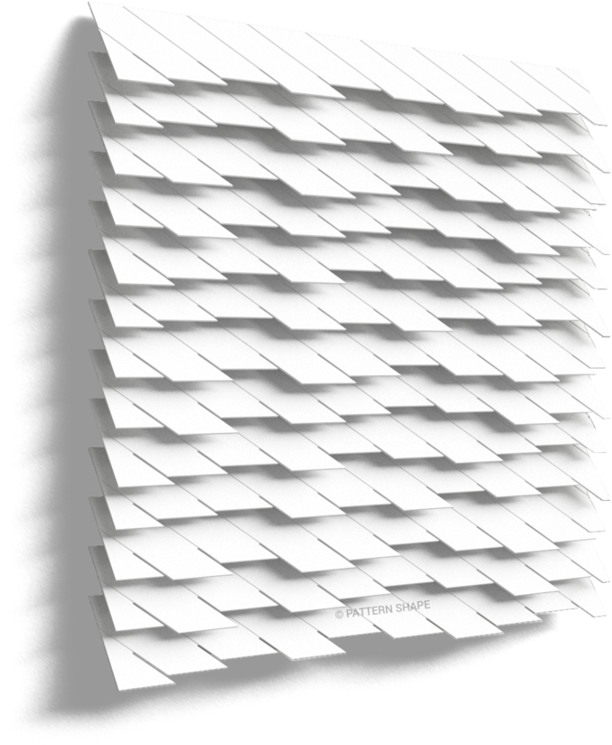 Frameless Wall Art - Unique Shadows (900x900), Png Download