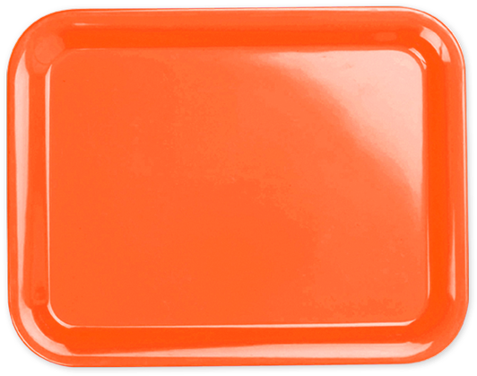 Plain Orange Serving Tray - Serving Tray (600x600), Png Download