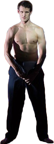 Transparent Shirtless Matt Smith - Barechested (245x503), Png Download