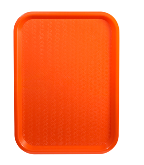Orange Food Trays (376x338), Png Download