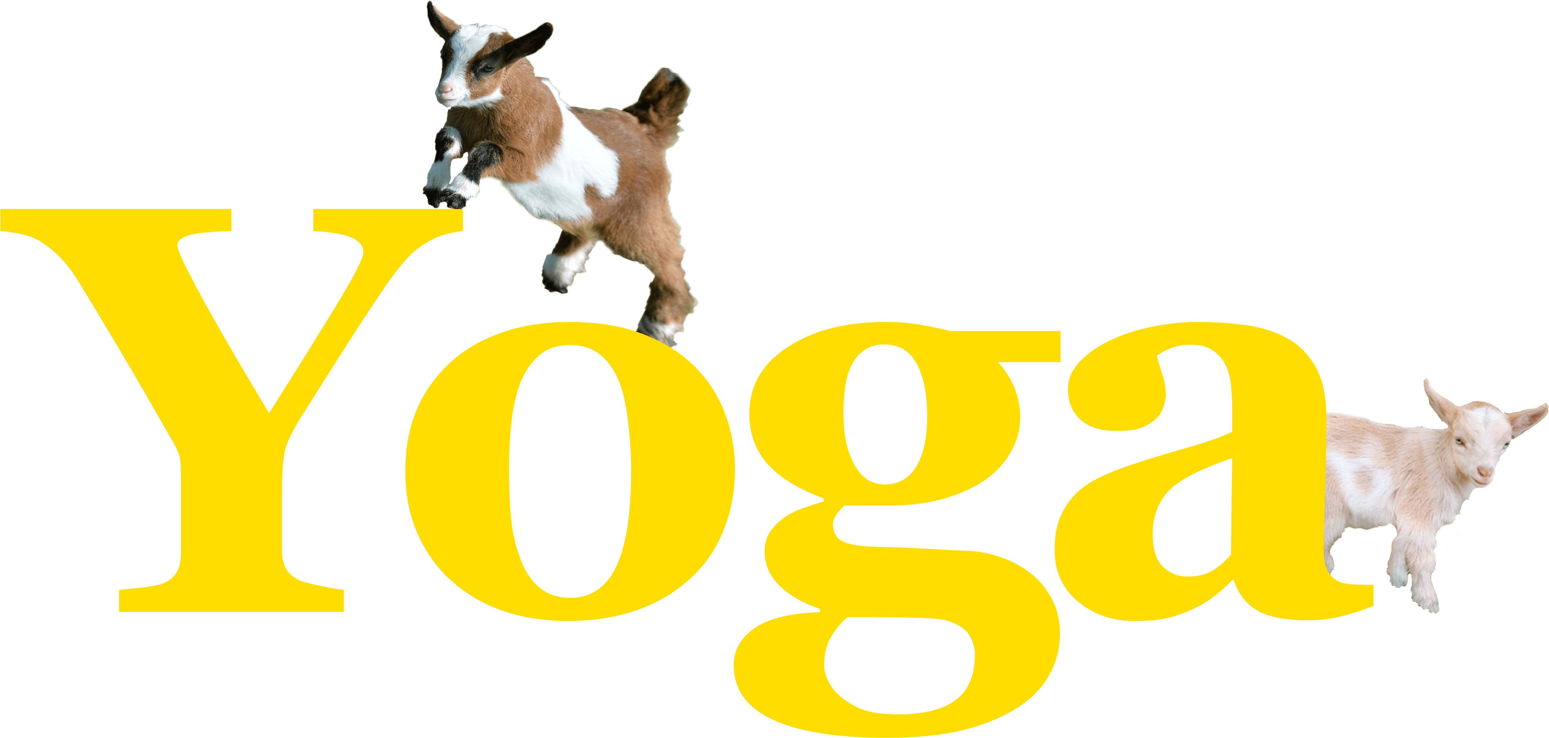 Goat Yoga Logo Version Transparent - Hatha Yoga Manual 1 V 1 By Samskrti Veda (5700x3600), Png Download