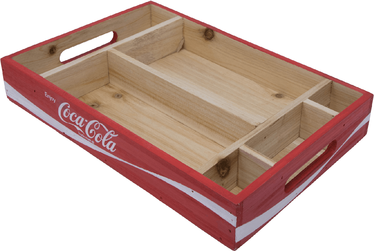 Coca-cola Crate Divided Tray - Plywood (1800x1800), Png Download