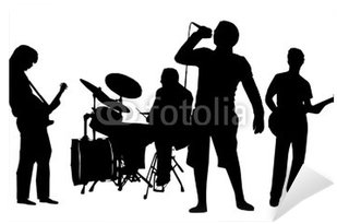 Rock Band Silhouette Png - 4 Pics 1 Word Level 2099 (400x400), Png Download
