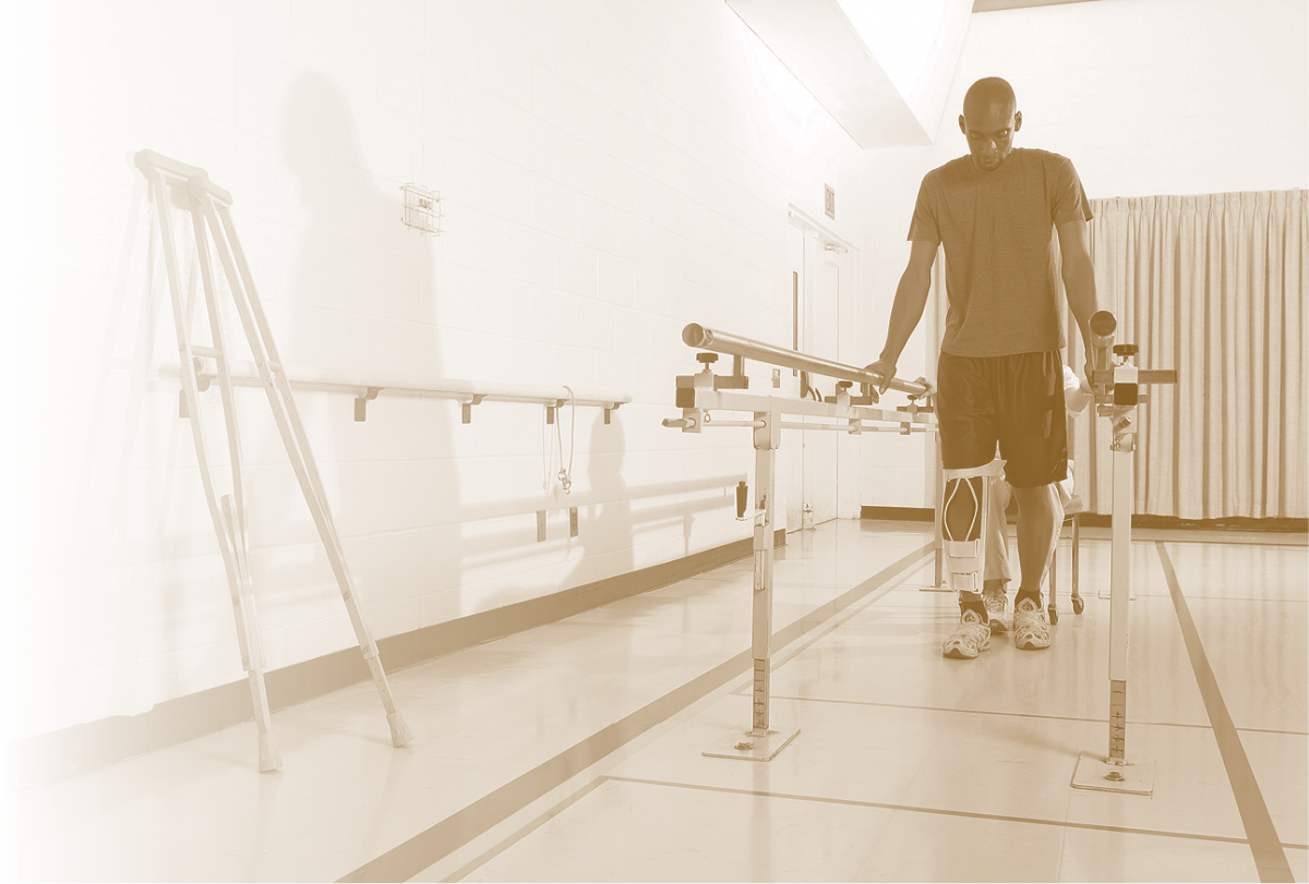 Accident, Disability, Occupational Disability And Death - Walking Rehabilitation (1200x811), Png Download