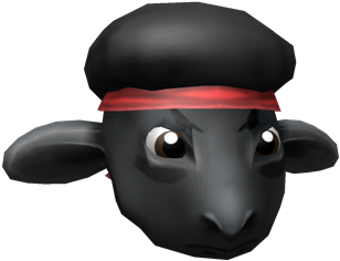 Black Sheep Head - Sheep (420x420), Png Download