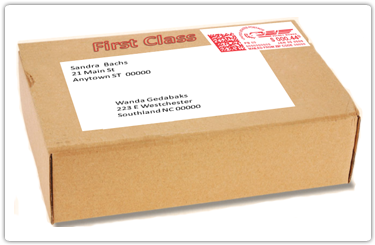 First Class Package Rate Is A Great Way To Send Light - First Class Package Service Retail (375x420), Png Download